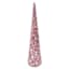 Pink Glass Bead Cone Tree, 12"