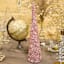 Pink Glass Bead Cone Tree, 12"