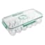 REAL SIMPLE 18-Count Green Egg Holder with Date Marker