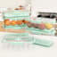 REAL SIMPLE 18-Count Green Egg Holder with Date Marker