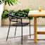 Crosby St. Brody Wicker Patio Chair, Black