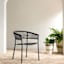 Crosby St. Brody Wicker Patio Chair, Black