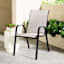 Stackable Sling Patio Chair, Grey
