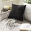 Reese Black Chenille Throw Pillow, 18"
