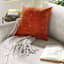 Reese Rust Chenille Throw Pillow, 18"