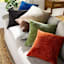 Reese Rust Chenille Throw Pillow, 18"