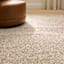 (B770) Gravel Beige Textured Area Rug, 5x7