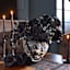 2-Pack Black & Red Bleeder Taper Candles