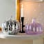 Black Cast Taper Candle Holder, 6"