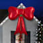 Lighted Hanging Red Bow Christmas Inflatable, 4.5'
