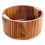 REAL SIMPLE Acacia Wood Salad Bowl with Magnetic Utensils, 12"