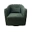 Annabelle Swivel Accent Chair, Green