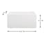 REAL SIMPLE Open Front Storage Tote, Large