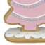 Mrs. Claus' Bakery Pink Cookie Tree with Garland Decor, 6"