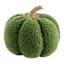 Green Fabric Pumpkin, 6"