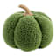 Green Fabric Pumpkin, 6"