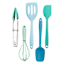 REAL SIMPLE 5-Piece Mini Silicone Utensil Set
