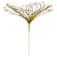 Gold Flower Beaded Pick