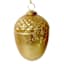 Gold Glass Acorn Ornament, 4"