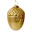 Gold Glass Acorn Ornament, 4"