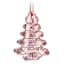 Pink Glass Tree, 4"