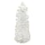 White & Gold Feather Tree, 15"