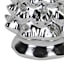 Ceramic LED Metallic Silver Christmas Tree, 6"