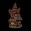 Pastel Gingerbread House with Light