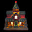 Mrs. Claus' Bakery LED Gingerbread House, 11"