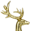 Gold Lying Deer, 9"