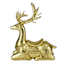 Gold Lying Deer, 9"