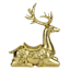 Gold Lying Deer, 9"