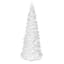 White Glitter Tree, 12"