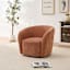 Chloe Swivel Accent Chair, Terracotta