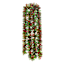 Red & Green Tinsel Garland, 144"