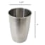 Matte Silver Wine Chiller, 7in