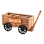 Homespun Harvest Wood Happy Harvest Wagon, 11"