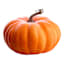 Orange Pumpkin, 6.5"