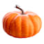 Orange Pumpkin, 6.5"