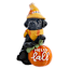 Homespun Harvest Dog with Pumpkin, 6"