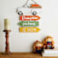 Homespun Harvest Wood Truck with Sentiment Sign Wall Decor, 15"