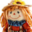 Scarecrow Girl Table Decor, 6.7"