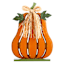 Homespun Harvest Pumpkin Tabletop Decor, 19"