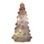 Pink Glass LED Tree, 8"