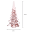 Pink Glass Tree, 10"