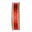 7/8" Red & Gold Fringe Ribbon, 10yd