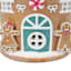Gingerbread Lane Ice Cream Sundae Gingerbread House with LED Light, 7"