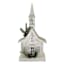 Homespun Natural LED Wooden Church, 9.5"