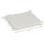 Tristan Heather White Premium Outdoor Square Seat Cushion