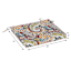 Paisley Chili Outdoor Square Seat Cushion